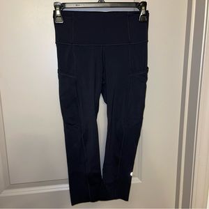 Lululemon Fast and Free High Rise Crop Legging 19” - Black